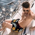 thumbnail image 2 of luoweisi Men's Beach Shorts Quick Dry Swim Trunks with Mesh Lining Flower M, 2 of 5