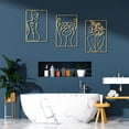 thumbnail image 4 of Decoración De Pared Artística, Fácil Instalación, Decoración De Pared Artística De Una Sola Línea, Hierro Con Tornillos Para Dormitorio, 4 of 7