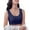 515#Blue, variant on Padded T Shirt Bras for Women Women's Beauty Back Seamless Underwear No Steel Ring Sports Gather Vest Large Size Thin Shockproof Sleep Bra Underwire T-shirt Bra Padded Bralettes for Women Sexy