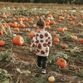 thumbnail image 4 of ZINTAOZT Toddler Kids Boy Girl Halloween Outfit Pumpkin Print Sweatshirt Long Sleeve Pullover Top Fall Clothes 0-6T, 4 of 8