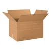 Office Depot® Brand Multi-Depth Corrugated Boxes, 24" x 18" x 18", Kraft, Bundle of 15