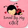 thumbnail image 4 of Inktastic Loved by My Gigi Ladybug Boys or Girls Baby Bib, 4 of 4