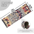 thumbnail image 3 of Tribal Style Patterns Bedroom Runner Rug 2'x 6' Non Slip Carpet Indoor Home Area Rug Living Room, 3 of 8