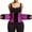 pink, variant on Leopard Print Waist Trainer for Women - High Compression Triple Wrap Tummy Control Cincher with Back Support Gym Belt