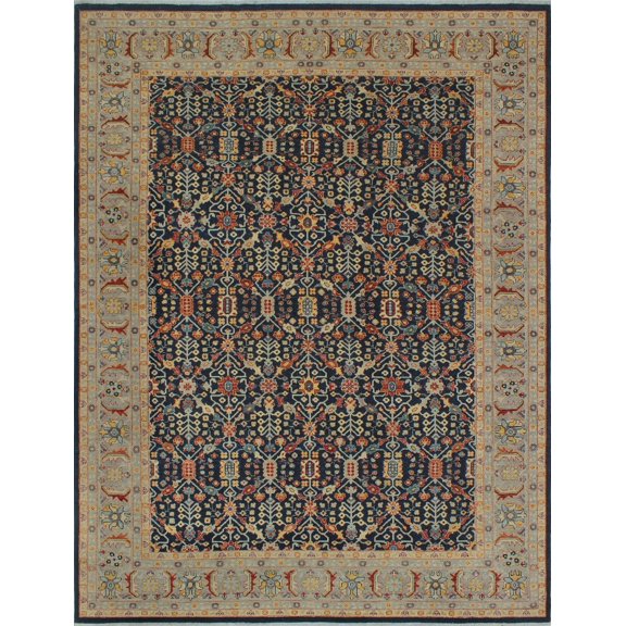 Yousafi Marleigh Blue/Grey Rug, 9'0" x 11'10"