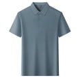 thumbnail image 1 of MDUKONU Chemise Habillée Décontractée pour Homme Coupe Classique Ne Rétrécit Pas Entretien Facile Bleu Marine TTTG, 1 of 4