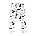 thumbnail image 4 of Halloween Outfits for Girls Funny Cute Printed Graphic Leggings Stretch High Waist Pull On Jeggings Pants (3 Years, Style M), 4 of 6