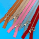 thumbnail image 2 of 20 cremalleras de bobina de nailon de 15,7 pulgadas, cremalleras coloridas con anillo de elevación, cremalleras de costura, cremalleras de suministros para manualidades de costura, bolsa de, 2 of 5
