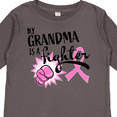 thumbnail image 4 of Inktastic My Grandma is a Fighter Breast Cancer Awareness Boys or Girls Long Sleeve Toddler T-Shirt, 4 of 5