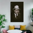 thumbnail image 6 of Al Capone Portrait Vibrant Glossy Abstract Art Poster Print Art Poster Canvas Painting Decor Wall Print Photo Gifts Home Modern Decorative Posters 12x18inch(30x45cm), 6 of 6