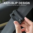 thumbnail image 3 of ZHAOCHENG clips para cinturón de seguridad, ajustador PPA, cinturón de seguridad anticorrosión, bloque de cinturón de seguridad ajustable, bloque de cinturón de seguridad para coche, automóvil, adulto, 3 of 5