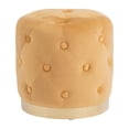 thumbnail image 4 of Sagebrook Home Set of Two Tufted Velvet Storage Ottoman Footrests with Button Accents, 4 of 9
