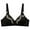 Black Bra for Women, variant on JSGEK Wirefree Comfort without Steel Ring Lightly Lined Bra for Women Fashion Trendy Push up Plunge Comfortable Breathable Lace Bra Support and Lift Beige 40 Bra for Ladies