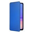thumbnail image 6 of Feishell Flip Wallet Cover for Samsung Galaxy A05,Shockproof Slim Fit Carbon Fiber Texture PU Leather Magnetic Closure Folio Card Holder Kickstand Phone Case for Samsung Galaxy A05,Blue, 6 of 11
