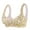 Beige, variant on Homenesgenics Sports Bra Sports Bra Fitness Running Women Leopard Print Front Buckles Underwear No Steel Close Bra Wireless