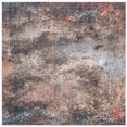 thumbnail image 3 of SAFAVIEH Monray Calista Geometric Polyester Area Rug, Blue/Multi, 7' x 7' Round, 3 of 5