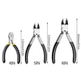 thumbnail image 3 of lanema Wire Cutter Precisions Flush Cutter Side Cutting Pliers Diagonal Cutter, 3 of 14