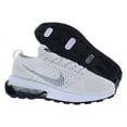 thumbnail image 4 of Nike Air Max Flyknit Racer Womens Shoes Size 7, Color: White/Platinum/Black, 4 of 5