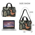thumbnail image 3 of FORMRS 16" Laptop Bag Carrying Sleeve Case with Handle Travel Shoulder Briefcase, Gray Dinosaur, 3 of 8
