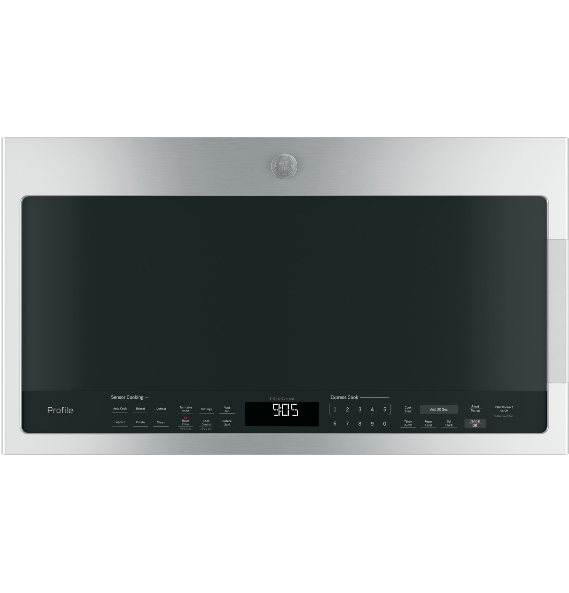 GE Profile PVM9005SJSS 30 Over-the-Range Microwave with 2.1 cu. ft. Capacity in Stainless Steel