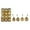 Gold/3cm, variant on IGEED 24Pcs Christmas Balls Ornaments,3cm/1.18 Inch Shatterproof Christmas Bulbs with Strings Hanging Ball for Holiday Wedding Party Christmas Decorations
