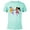 Ocean Blue, variant on Disney Alice’s Wonderland Bakery Alice and Princess Rosa - Short Sleeve Blended T-Shirt for Adults - Customized-Navy Heather