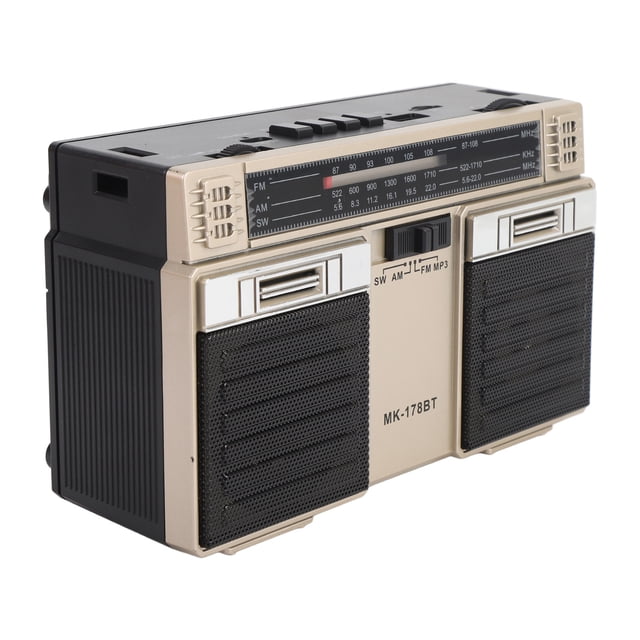 Radios Portable AM , Portable Radio with Bluetooth Speaker, Rechargeable Full Band Radio for Home Outdoor Travel