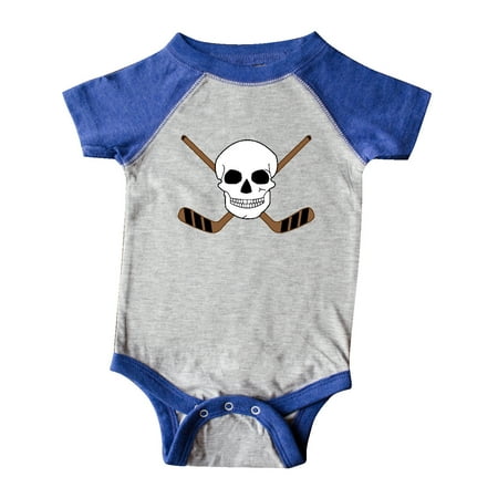 

Inktastic Hockey Sports Funny Skull Gift Baby Boy or Baby Girl Bodysuit