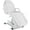 White, variant on Artist Hand Adjustable Facial Table Tattoo Chair Massage Bed for Spa Salon Barber (Black)