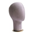thumbnail image 1 of Soporte para Gorra de Sombrero, Modelo de Cabeza de Maniquí de 22 , Soporte para Sombrero Multifuncional de 11,8 de Alto para Salón, Hogar, Viaje, E Con base metálica, 1 of 8