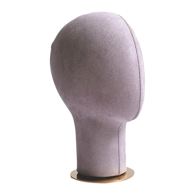 Soporte para Gorra de Sombrero, Modelo de Cabeza de Maniquí de 22 , Soporte para Sombrero Multifuncional de 11,8 de Alto para Salón, Hogar, Viaje, E Con base metálica