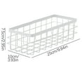 thumbnail image 3 of No Drilling Wall Hanging Mounted Metal Wire Baskets Kitchen Organization Storage, Must Have Household Items, 3 of 5