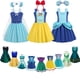 thumbnail image 2 of Frozen Anna Elsa Princess Dress For Girls Snow White Jasmine Ariel Summer Casual Dress Niños Fiesta de cumpleaños Prom Vestidos CostumeTag 80 (18M) Gao Jinjia LED, 2 of 2