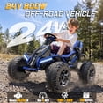 thumbnail image 4 of East doll 24V Ride on Toys for Big Kids, 24V Ride ons Car ATV for Kid with 4×200W Motors, Parent Remote Control, Bluetooth Music, Adjustable Seat, Off Road Kids Electric Car for Ages 3-12, Blue, 4 of 10