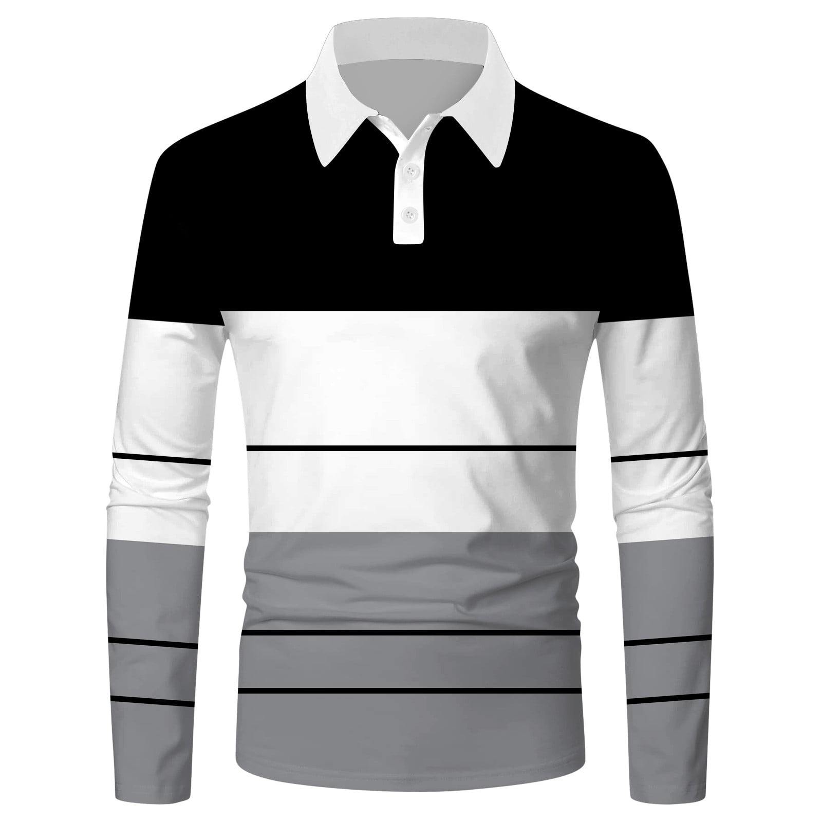 Quealent Mens Polos Long Sleeve Big and Tall Polos for Men Tall Men's
