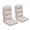 Khaki, variant on Umi Patio Adirondack Chair Cushion, 46.5" Length, with straps, rocking chair cushion, suitable for indoor/outdoor use, sun-proof, waterproof and fade-resistant (Khaki, 2-pack).