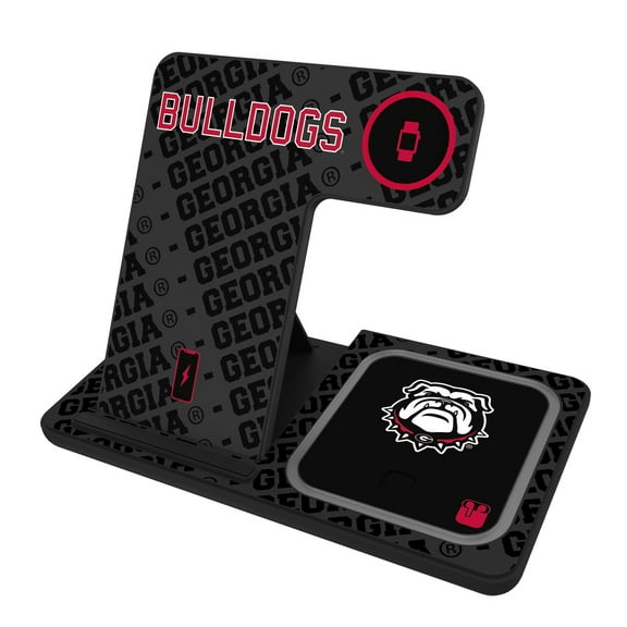 Keyscaper Georgia Bulldogs 3-In-1 Wireless Charger