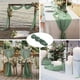 thumbnail image 5 of Camino de mesa de gasa bohemio 35x118 in | Decoración romántica de poliéster transparente | Azul, Verde, Rosa, Beige | Textura arrugada | Boda, fiesta, novia, decoración de mesa de cumpleaños, 5 of 8
