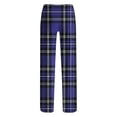 thumbnail image 4 of Unisex Fallow Full Length Pants with Drawstring Elastic Waist, Casual Joggers Sweatpants Lounge Pants for Men And Women, Streetwear Aesthetic Gifts | Sopatenor,Dark Blue XL, 4 of 7