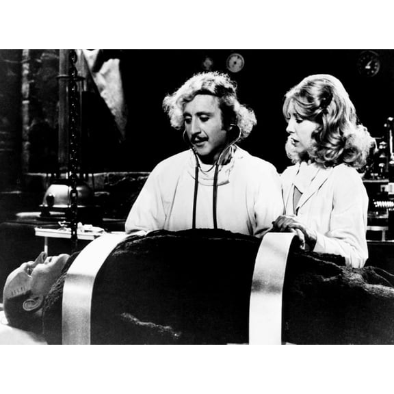 Art.com Young Frankenstein, from Left, Peter Boyle, Gene Wilder, Teri Garr, 1974 Photo, 32" x 24"