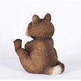 thumbnail image 4 of Figura Hi-Line Gift 75638-C de poliresina con forma de mapache sentado, 4 of 9