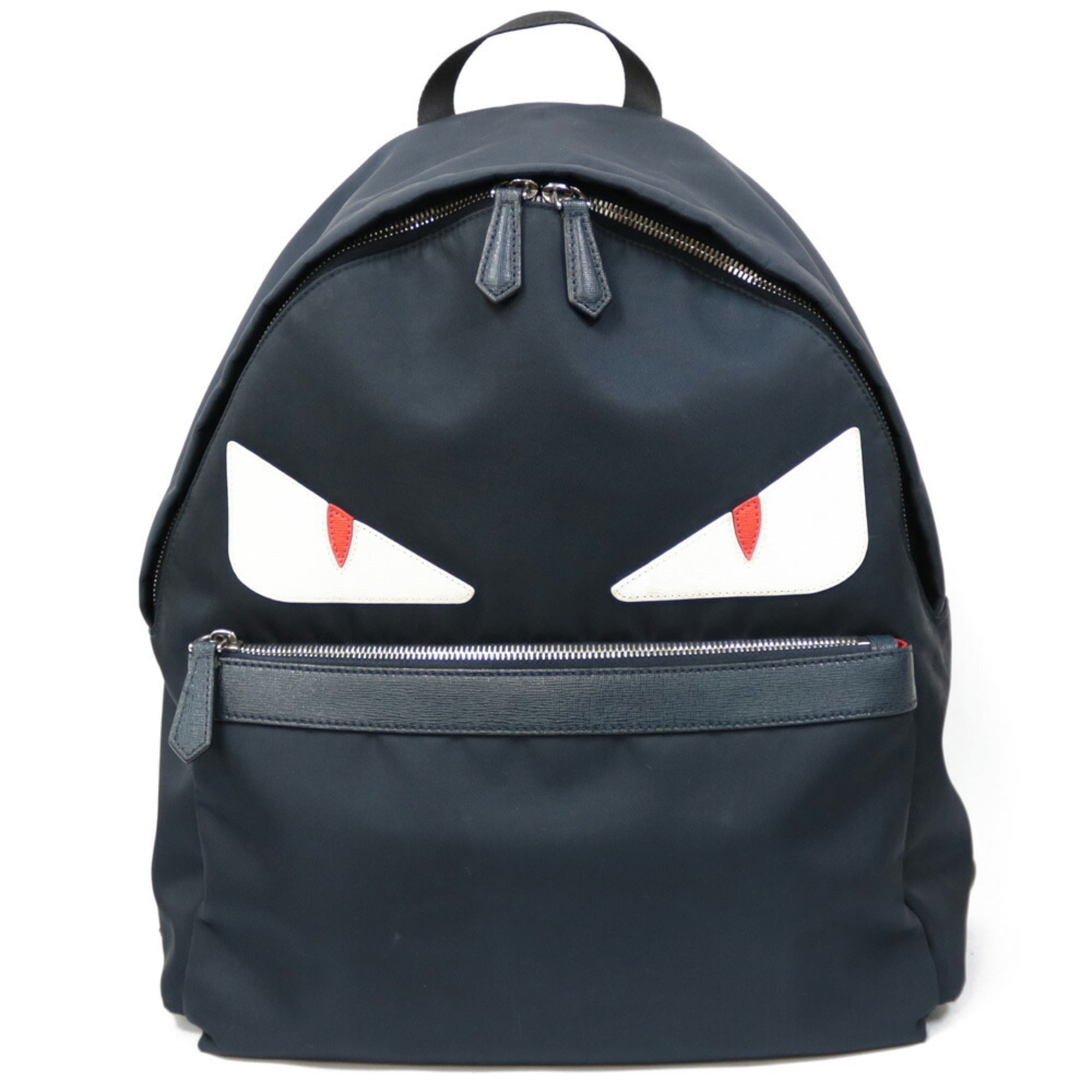 Pre Owned FENDI Monster Nylon Navy Unisex Backpack Egypt Ubuy