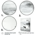 thumbnail image 3 of Designart "Canoe Boat Asian beauty III" Asian Floater Framed Canvas Print, 3 of 7