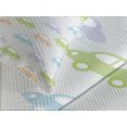 thumbnail image 4 of Ambesonne Car Quilted Bedspread Set 3 Pcs, Pastel Cars Pattern Minimalist, Queen Size, Multicolor and Pearl, 4 of 5
