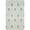 thumbnail image 1 of Safavieh Chatham 5' X 8' Hand Tufted Wool Rug in Blue and Ivory, 1 of 9