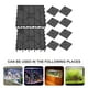 thumbnail image 5 of WORGEOUS 10 unids Fish Tank Bottom Filter PVC Splicing Combinación Clapboard Bottom Filter (Negro), 5 of 6