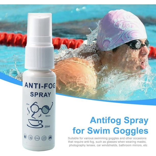 Fiudx Spray Antivaho, Solución Antivaho para Lentes, Desempañador para Gafas de Natación, Protector de Claridad Duradera, Visión Nítida para Buceadores, Mantenimiento de Gafas, Limpiador de Fácil Apl