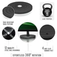 thumbnail image 4 of Aleratec 8 Inch Rotating TV Stand or Lazy Susan With Rubber Feet in Black, 4 of 6