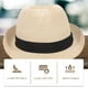 thumbnail image 4 of KAKOWELY Sombrero de paja tejido para exteriores, playa, unisex, para hombre y mujer, 4 of 4