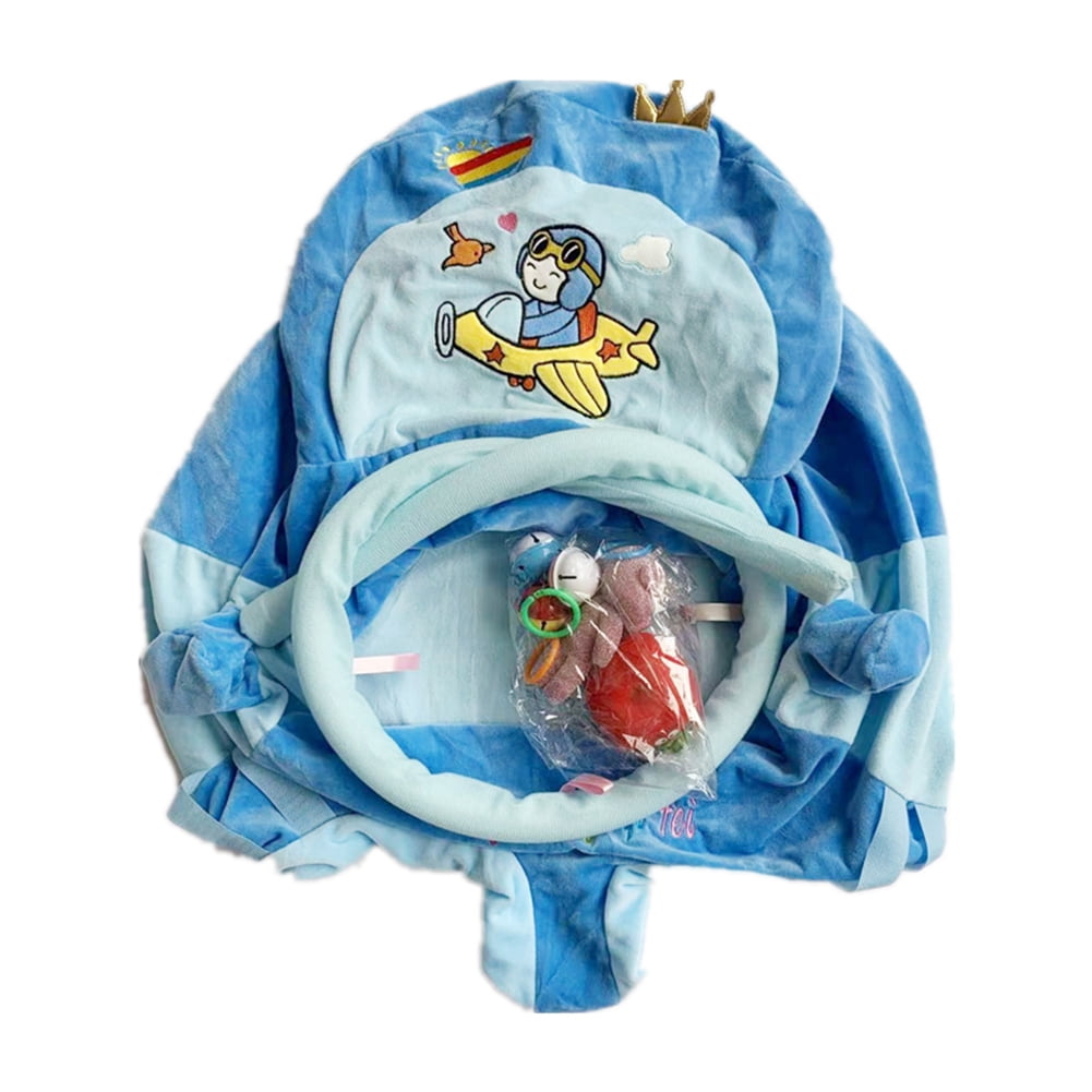Xewsqmlo Baby Feeding Safety Seat Skin Cartoon Plush Learning Sit Chair Without Cotton